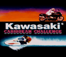 Kawasaki Caribbean Challenge Title Screen